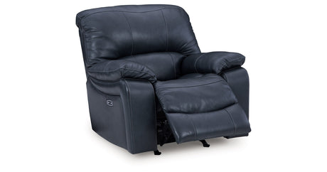 Leesworth Ocean Power Reclining Set by Ashley at Eve Furniture