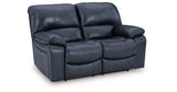 Leesworth Ocean Power Reclining Set by Ashley at Eve Furniture