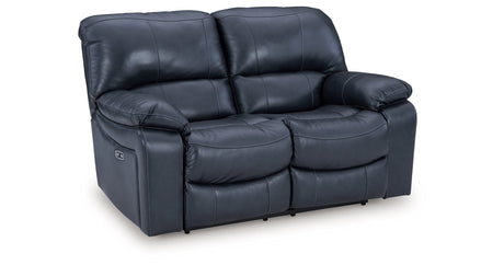 Leesworth Ocean Power Reclining Set by Ashley at Eve Furniture