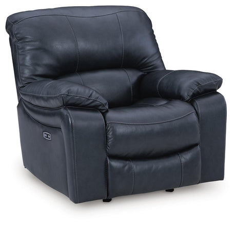 Leesworth Ocean Power Reclining Set by Ashley at Eve Furniture