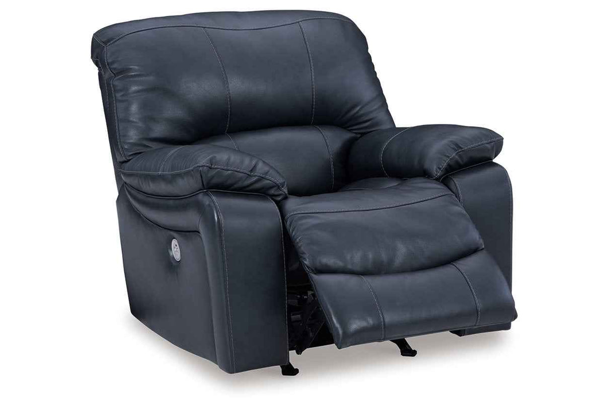 Leesworth Ocean Power Reclining Set by Ashley at Eve Furniture