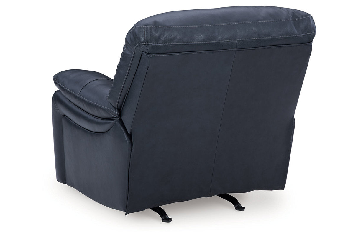 Leesworth Ocean Power Reclining Set by Ashley at Eve Furniture