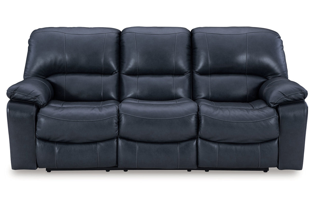 Leesworth Ocean Power Reclining Set by Ashley at Eve Furniture