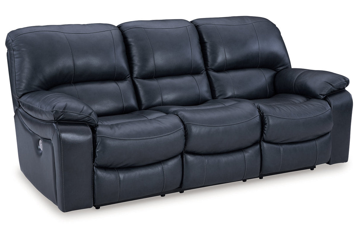 Leesworth Ocean Power Reclining Set by Ashley at Eve Furniture