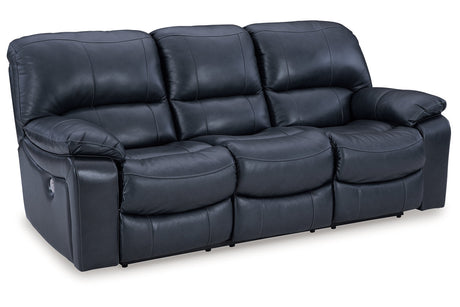 Leesworth Ocean Power Reclining Set by Ashley at Eve Furniture