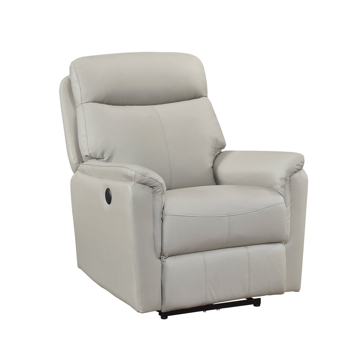 Leif Light Gray Power Reclining Chair