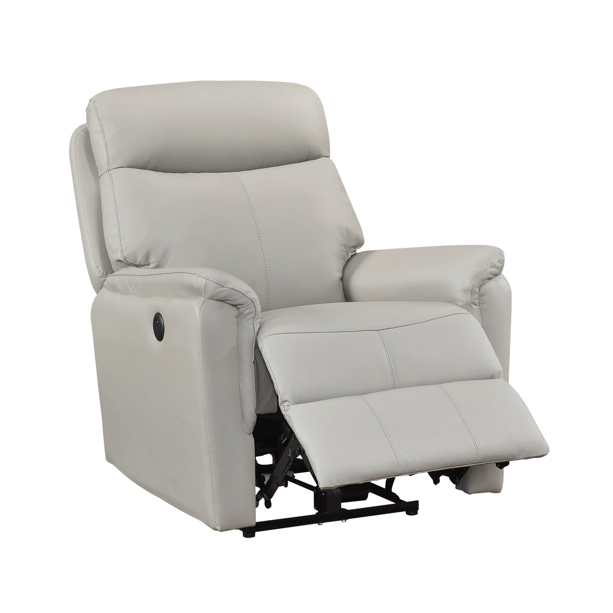 Leif Light Gray Power Reclining Chair