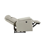 Leif Light Gray Power Reclining Chair