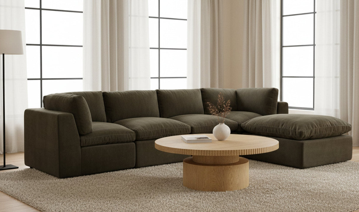 Leigh Coffee Table Brown by Moe's Home at Eve Furniture