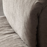 Leigh Dove Fabric Armless Chair by Diamond Sofa at Eve Furniture