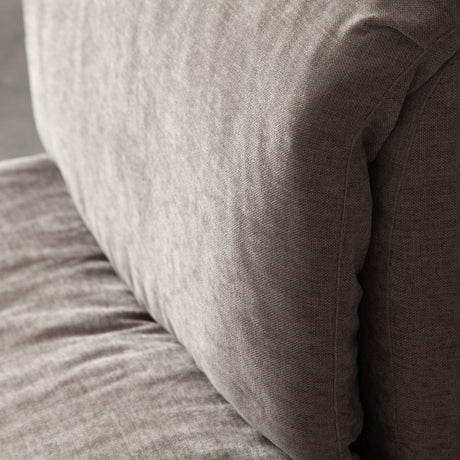 Leigh Dove Fabric Armless Chair by Diamond Sofa at Eve Furniture