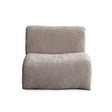 Leigh Dove Fabric Armless Chair by Diamond Sofa at Eve Furniture