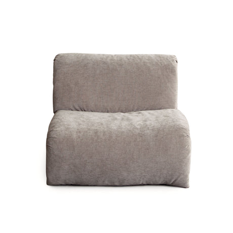 Leigh Dove Fabric Armless Chair by Diamond Sofa at Eve Furniture