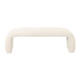 Leigh Velvet Channeled Bench by TOV Furniture at Eve Furniture