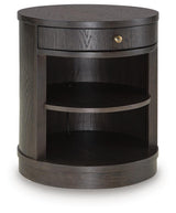 Leighmour Dark Brown Accent Table by Ashley at Eve Furniture