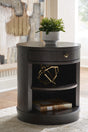 Leighmour Dark Brown Accent Table by Ashley at Eve Furniture
