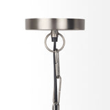 Leighton 15.0L x 15.0W x 20.0H Antique Nickel Pendant Light by Mercana at Eve Furniture
