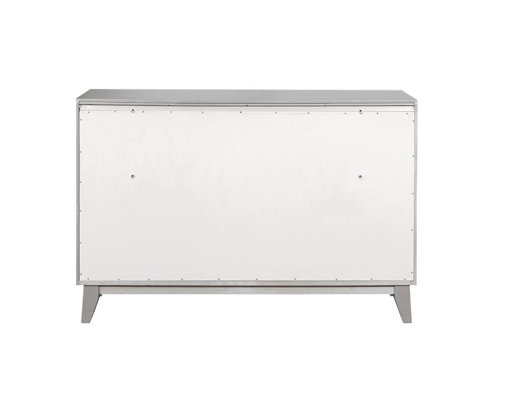 Leighton Metallic Mercury 7-Drawer Dresser