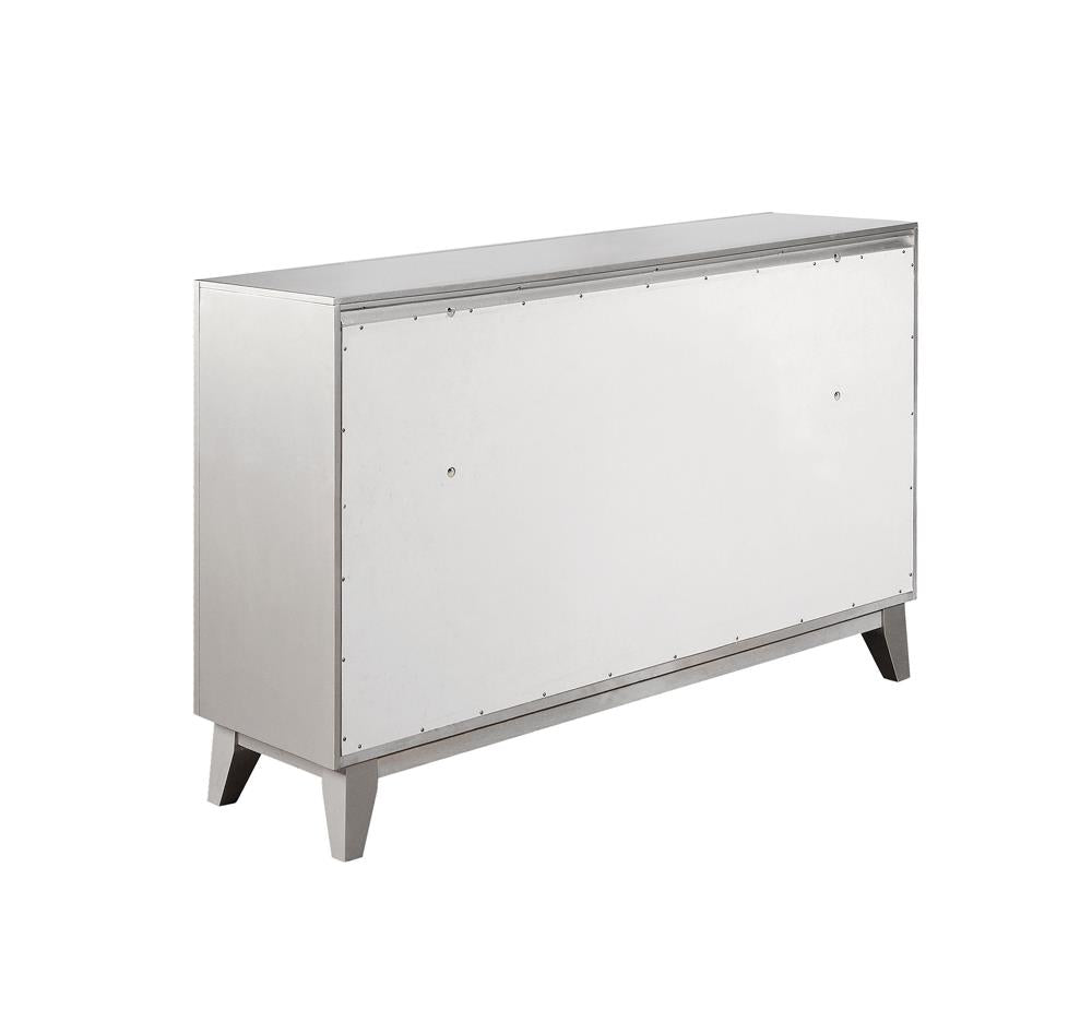 Leighton Metallic Mercury 7-Drawer Dresser