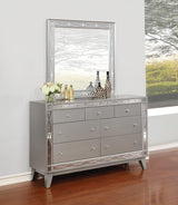 Leighton Metallic Mercury 7-Drawer Dresser