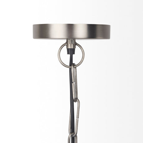 Leighton Antique Nickel Pendant Light by Mercana at Eve Furniture