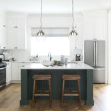 Leighton Antique Nickel Pendant Light by Mercana at Eve Furniture