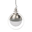 Leighton Antique Nickel Pendant Light by Mercana at Eve Furniture