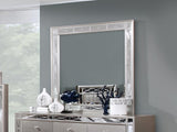 Leighton Metallic Mercury Beveled Mirror