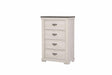 Leighton Cream and Brown Chest by Crown Mark at Eve Furniture