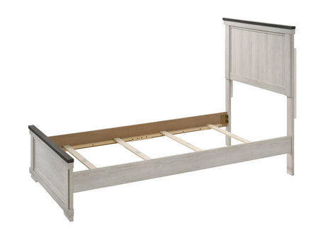 Leighton Cream and Brown Panel Youth Bedroom Set by Crown Mark at Eve Furniture