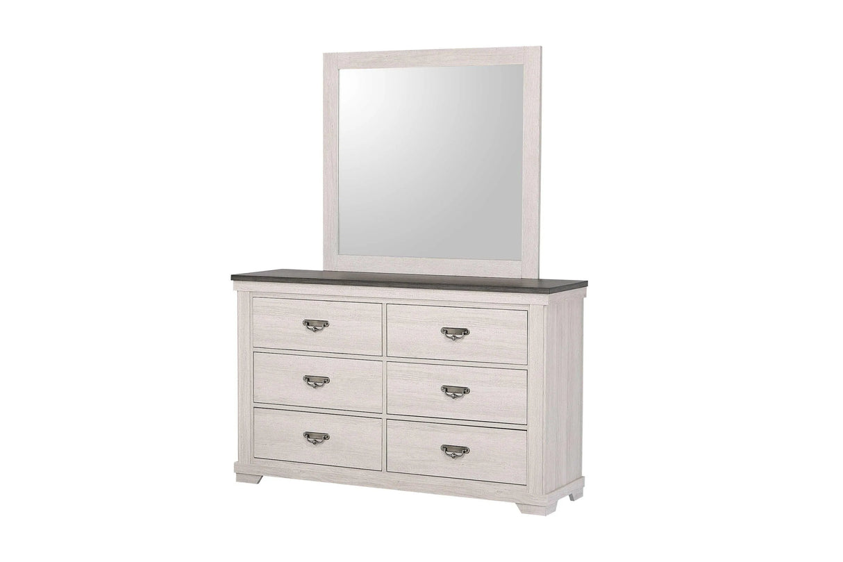 Leighton Cream and Brown Panel Youth Bedroom Set by Crown Mark at Eve Furniture