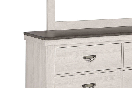 Leighton Cream and Brown Panel Youth Bedroom Set by Crown Mark at Eve Furniture