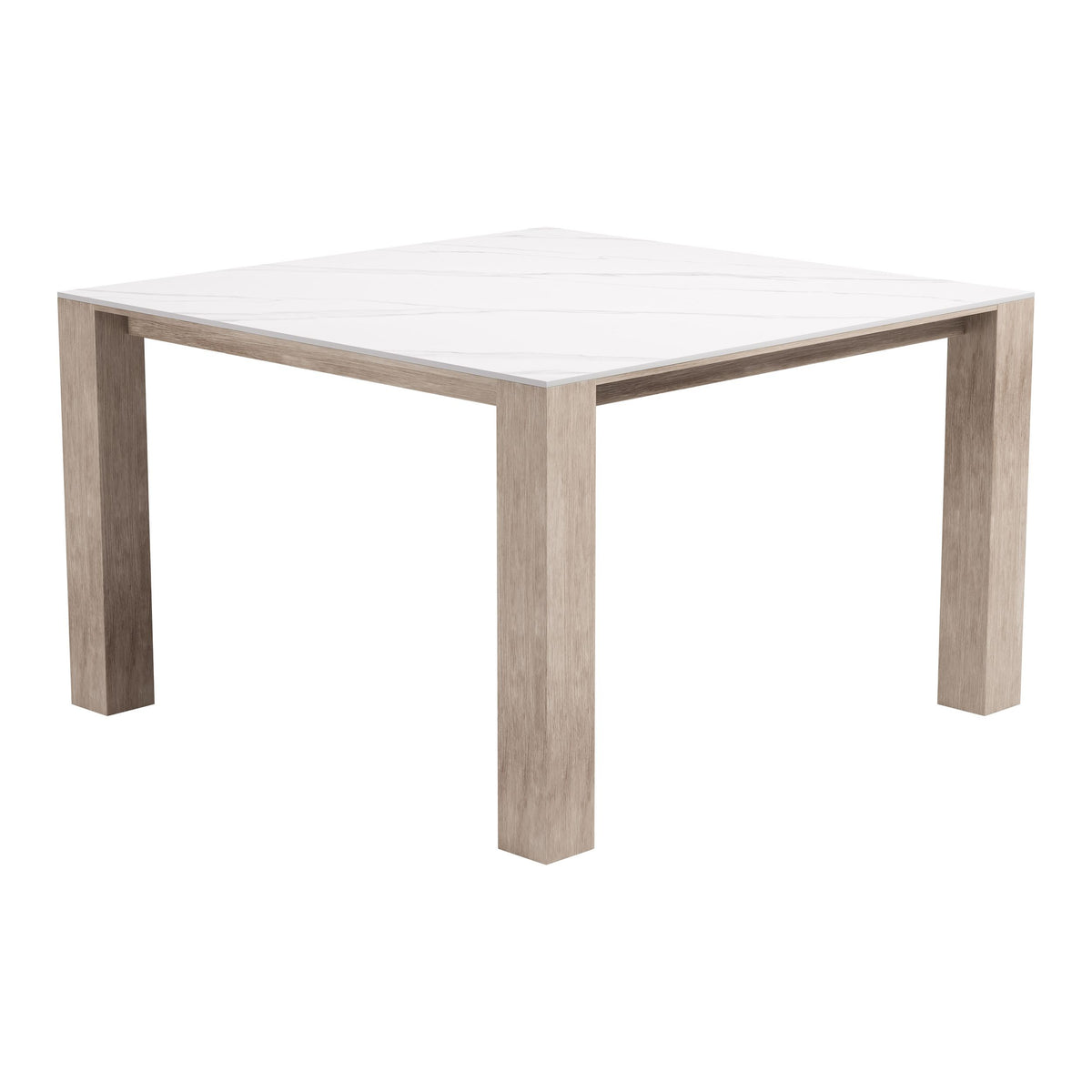 Leilani Square Dining Table (48") White by Zuomod at Eve Furniture