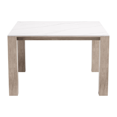 Leilani Square Dining Table (48") White by Zuomod at Eve Furniture