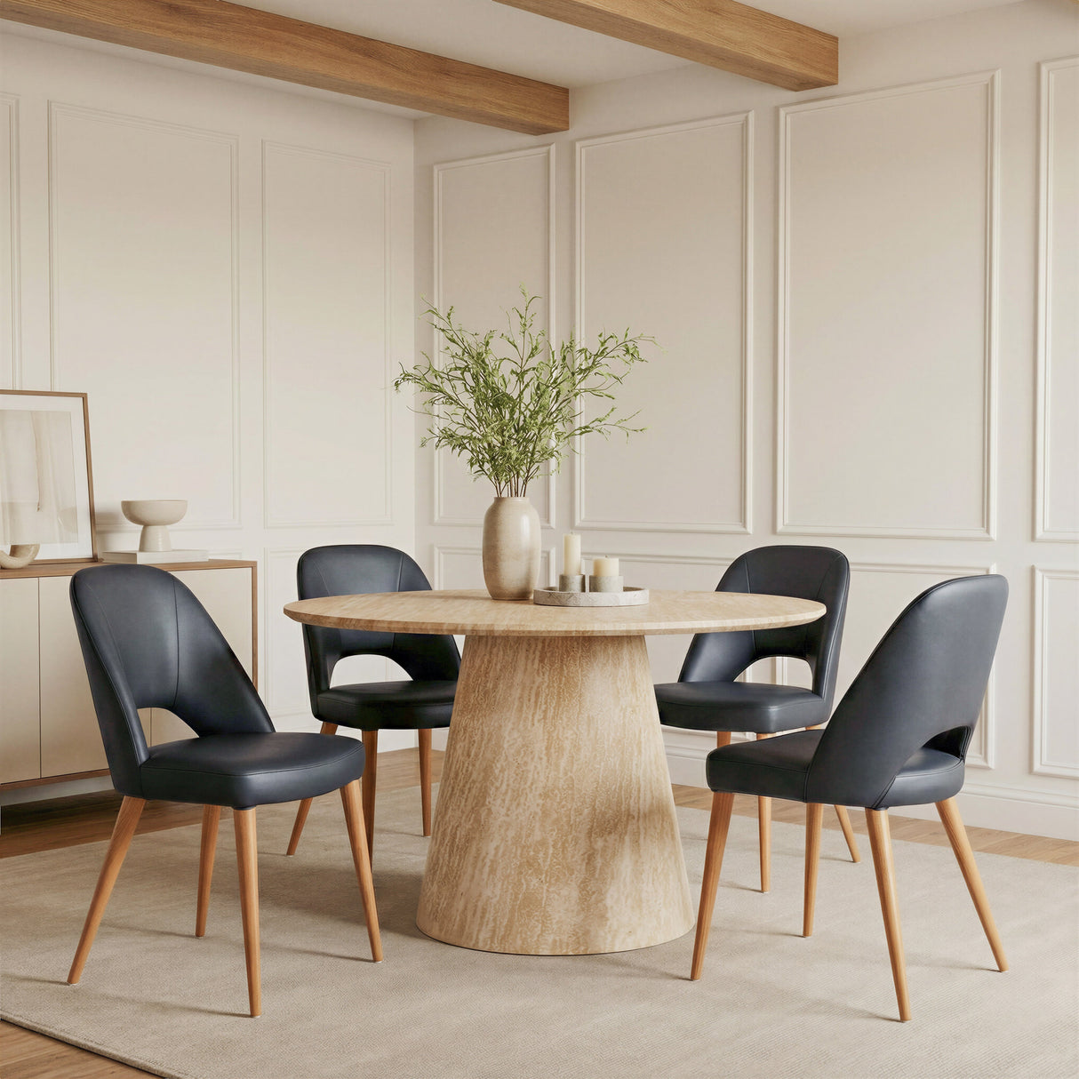 Leith Black Dining Chair (Set of 2) by Zuomod at Eve Furniture