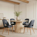 Leith Black Dining Chair (Set of 2) by Zuomod at Eve Furniture