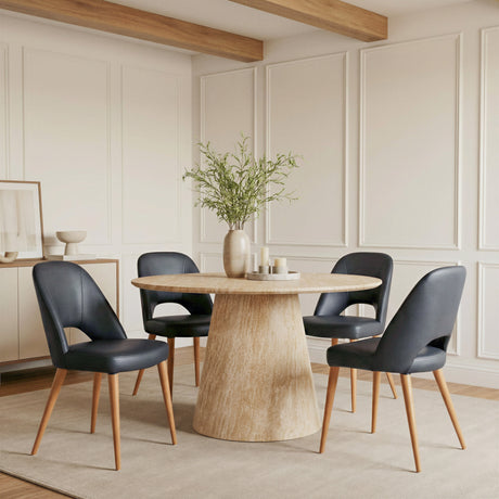 Leith Black Dining Chair (Set of 2) by Zuomod at Eve Furniture