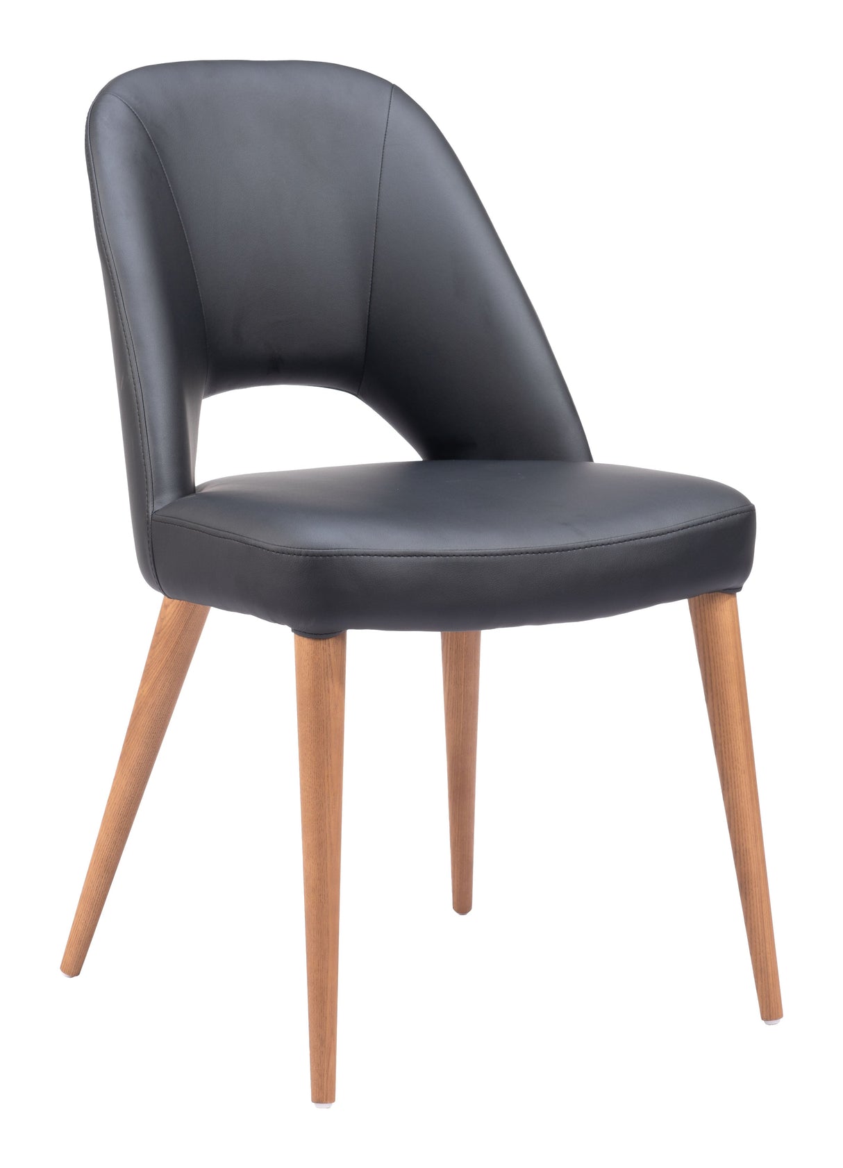 Leith Black Dining Chair (Set of 2) by Zuomod at Eve Furniture