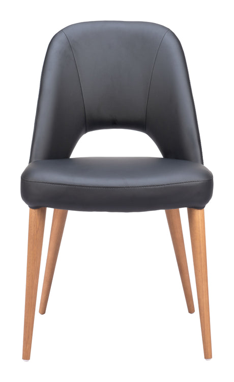 Leith Black Dining Chair (Set of 2) by Zuomod at Eve Furniture