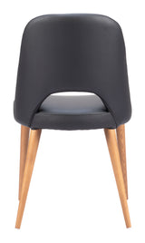 Leith Black Dining Chair (Set of 2) by Zuomod at Eve Furniture