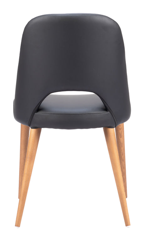 Leith Black Dining Chair (Set of 2) by Zuomod at Eve Furniture