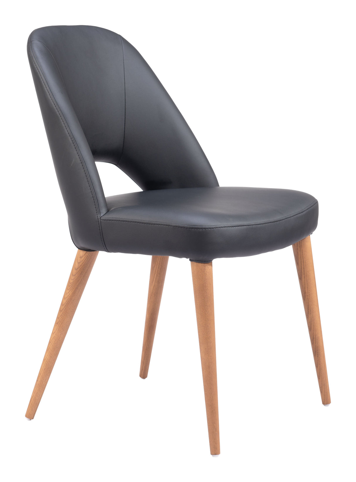 Leith Black Dining Chair (Set of 2) by Zuomod at Eve Furniture