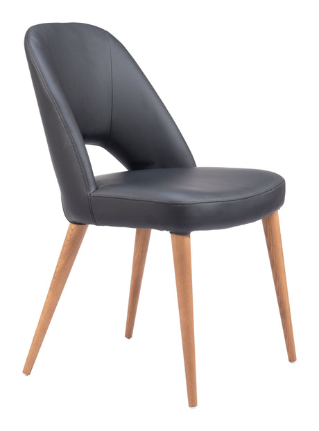 Leith Black Dining Chair (Set of 2) by Zuomod at Eve Furniture