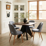 Leith Gray Dining Chair (Set of 2) by Zuomod at Eve Furniture