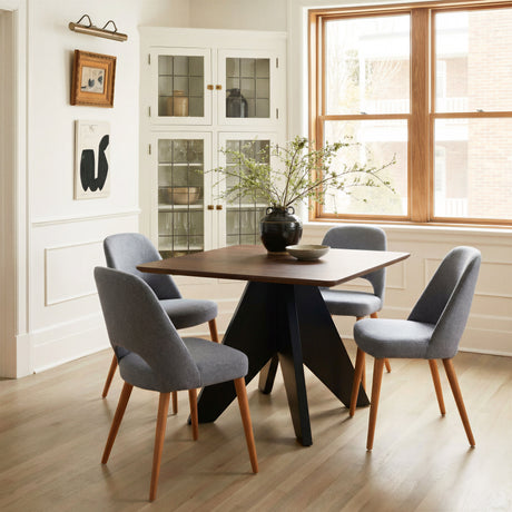 Leith Gray Dining Chair (Set of 2) by Zuomod at Eve Furniture