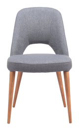 Leith Gray Dining Chair (Set of 2) by Zuomod at Eve Furniture