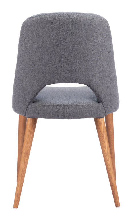 Leith Gray Dining Chair (Set of 2) by Zuomod at Eve Furniture