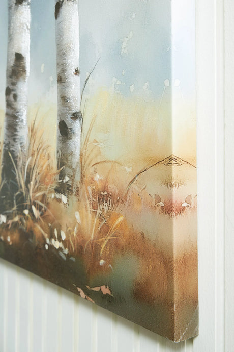Leithan Multi Wall Art by Ashley at Eve Furniture