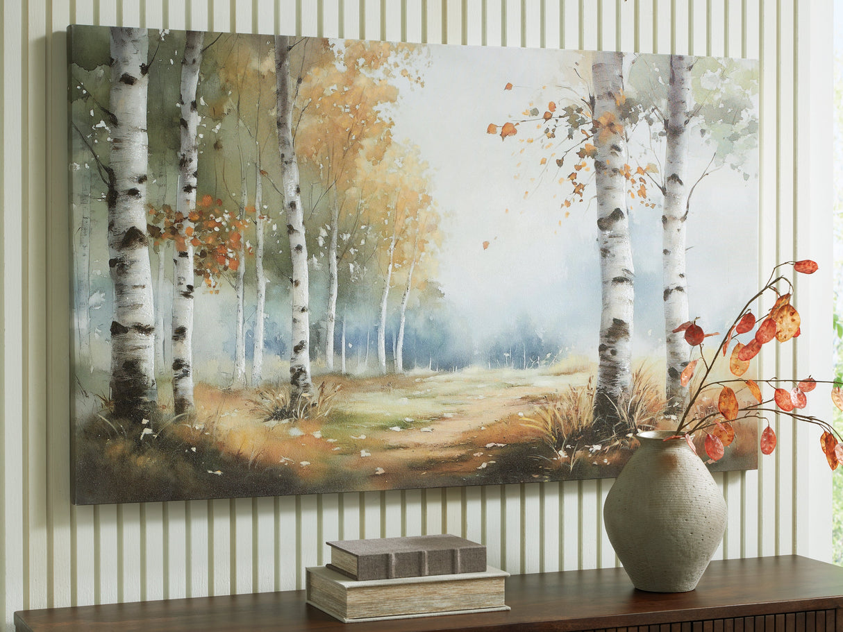 Leithan Multi Wall Art by Ashley at Eve Furniture