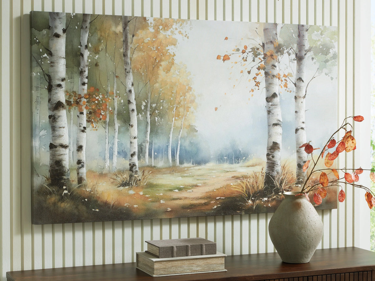 Leithan Multi Wall Art by Ashley at Eve Furniture